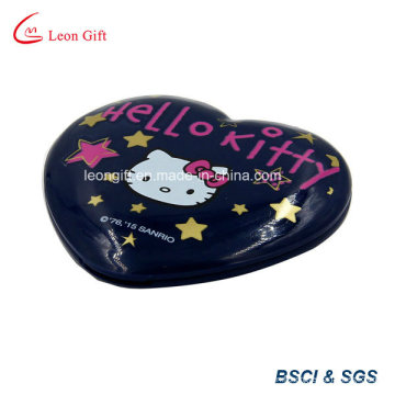 Miroir compact en forme de coeur Hello Kittyt pour fille